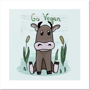 Go vegan Posters and Art